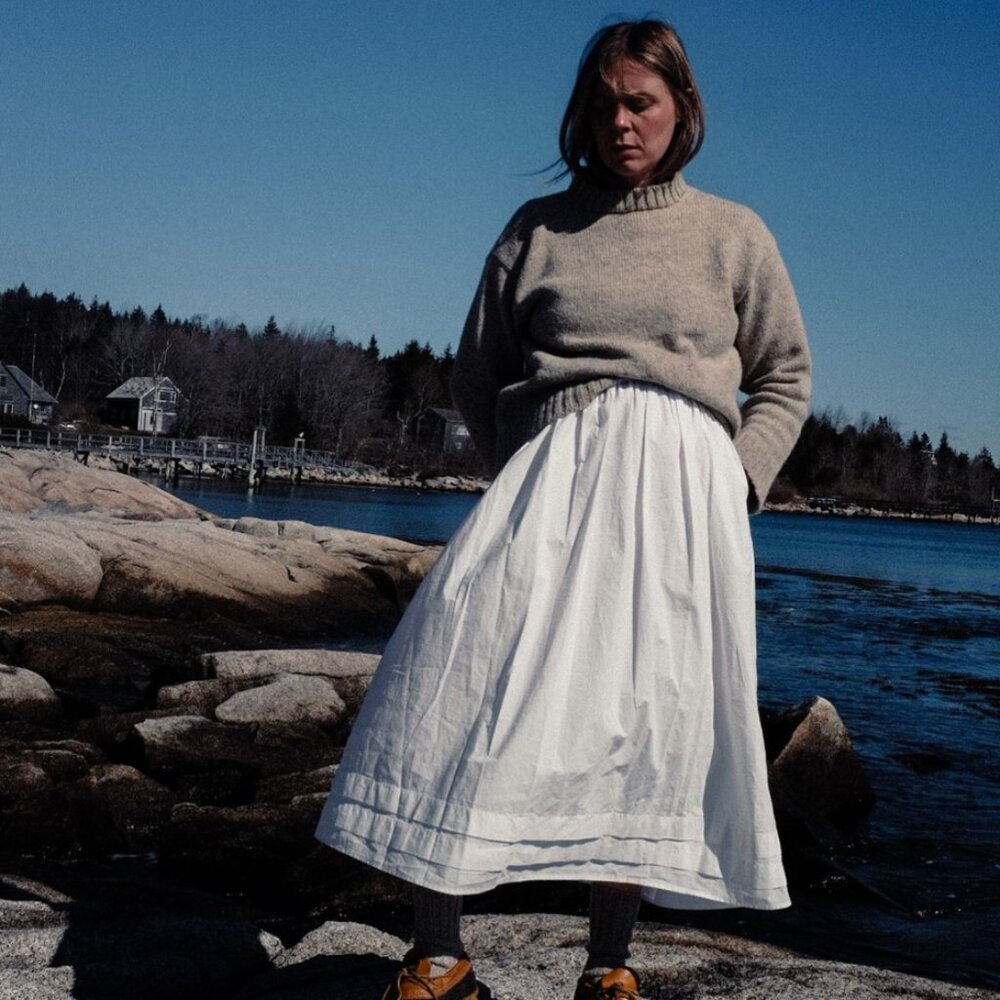 Rudy Jude Diana Skirt in Salt NWT